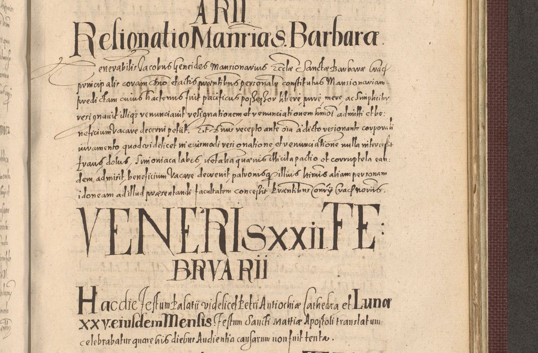 Zdjęcie nr 1175 dla obiektu archiwalnego: Acta actorum causarum obligationum institutionum, decretorum, constitutionum, quietonum, resignonum, cessionum, accaeterarum, obseruonum tam iudicialium quam extraiudicialium coram Admondo Reverendo Domino Joanne Zerzynski Canonico, Vicario in Spiritualibus et Officiali generali Cracoviensis Iudice deputati per Illustrissimum ac Reverendissimum Dominum Martinum Szyszkowski Dei et Apostolice Sedis gratia Episcopum Cracoviensis ad Annum Domini Millesimum Sexcentesimum Decimum Septimum Indicatione quindecima Pontificus SS. D. N. D. Pauli Divina providentia Papae V. foeliciter moderni anno ipsus duodecimo continuantur