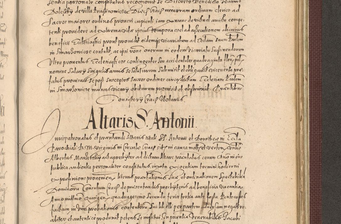 Zdjęcie nr 1169 dla obiektu archiwalnego: Acta actorum causarum obligationum institutionum, decretorum, constitutionum, quietonum, resignonum, cessionum, accaeterarum, obseruonum tam iudicialium quam extraiudicialium coram Admondo Reverendo Domino Joanne Zerzynski Canonico, Vicario in Spiritualibus et Officiali generali Cracoviensis Iudice deputati per Illustrissimum ac Reverendissimum Dominum Martinum Szyszkowski Dei et Apostolice Sedis gratia Episcopum Cracoviensis ad Annum Domini Millesimum Sexcentesimum Decimum Septimum Indicatione quindecima Pontificus SS. D. N. D. Pauli Divina providentia Papae V. foeliciter moderni anno ipsus duodecimo continuantur