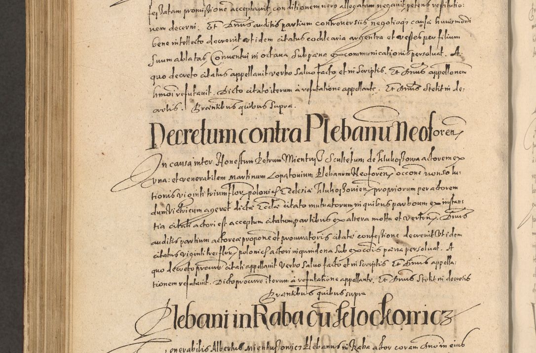 Zdjęcie nr 1154 dla obiektu archiwalnego: Acta actorum causarum obligationum institutionum, decretorum, constitutionum, quietonum, resignonum, cessionum, accaeterarum, obseruonum tam iudicialium quam extraiudicialium coram Admondo Reverendo Domino Joanne Zerzynski Canonico, Vicario in Spiritualibus et Officiali generali Cracoviensis Iudice deputati per Illustrissimum ac Reverendissimum Dominum Martinum Szyszkowski Dei et Apostolice Sedis gratia Episcopum Cracoviensis ad Annum Domini Millesimum Sexcentesimum Decimum Septimum Indicatione quindecima Pontificus SS. D. N. D. Pauli Divina providentia Papae V. foeliciter moderni anno ipsus duodecimo continuantur