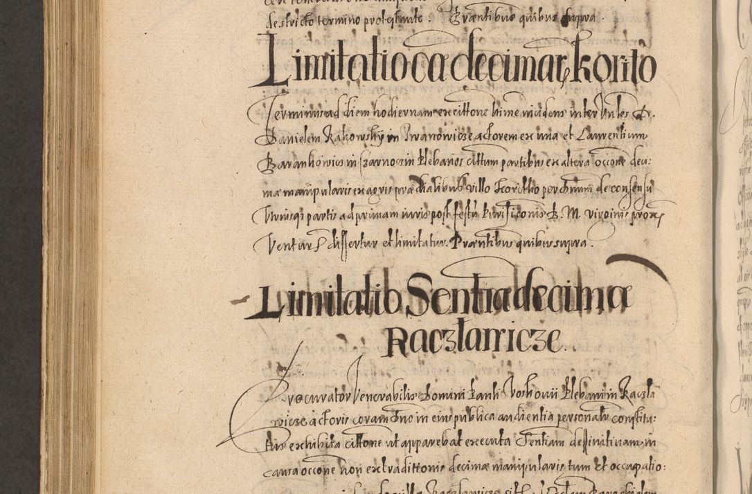Zdjęcie nr 1118 dla obiektu archiwalnego: Acta actorum causarum obligationum institutionum, decretorum, constitutionum, quietonum, resignonum, cessionum, accaeterarum, obseruonum tam iudicialium quam extraiudicialium coram Admondo Reverendo Domino Joanne Zerzynski Canonico, Vicario in Spiritualibus et Officiali generali Cracoviensis Iudice deputati per Illustrissimum ac Reverendissimum Dominum Martinum Szyszkowski Dei et Apostolice Sedis gratia Episcopum Cracoviensis ad Annum Domini Millesimum Sexcentesimum Decimum Septimum Indicatione quindecima Pontificus SS. D. N. D. Pauli Divina providentia Papae V. foeliciter moderni anno ipsus duodecimo continuantur