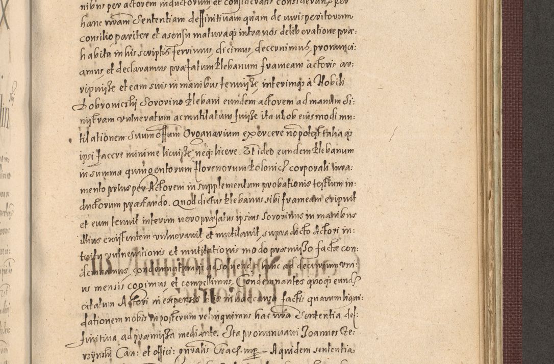 Zdjęcie nr 1113 dla obiektu archiwalnego: Acta actorum causarum obligationum institutionum, decretorum, constitutionum, quietonum, resignonum, cessionum, accaeterarum, obseruonum tam iudicialium quam extraiudicialium coram Admondo Reverendo Domino Joanne Zerzynski Canonico, Vicario in Spiritualibus et Officiali generali Cracoviensis Iudice deputati per Illustrissimum ac Reverendissimum Dominum Martinum Szyszkowski Dei et Apostolice Sedis gratia Episcopum Cracoviensis ad Annum Domini Millesimum Sexcentesimum Decimum Septimum Indicatione quindecima Pontificus SS. D. N. D. Pauli Divina providentia Papae V. foeliciter moderni anno ipsus duodecimo continuantur