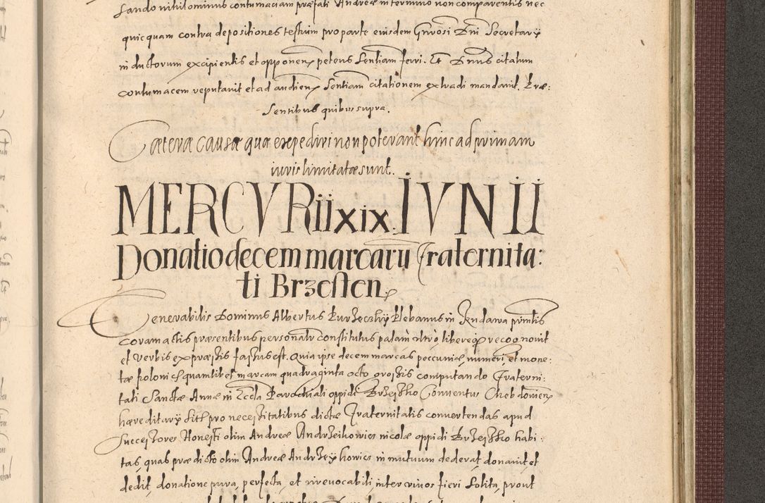 Zdjęcie nr 1309 dla obiektu archiwalnego: Acta actorum causarum obligationum institutionum, decretorum, constitutionum, quietonum, resignonum, cessionum, accaeterarum, obseruonum tam iudicialium quam extraiudicialium coram Admondo Reverendo Domino Joanne Zerzynski Canonico, Vicario in Spiritualibus et Officiali generali Cracoviensis Iudice deputati per Illustrissimum ac Reverendissimum Dominum Martinum Szyszkowski Dei et Apostolice Sedis gratia Episcopum Cracoviensis ad Annum Domini Millesimum Sexcentesimum Decimum Septimum Indicatione quindecima Pontificus SS. D. N. D. Pauli Divina providentia Papae V. foeliciter moderni anno ipsus duodecimo continuantur