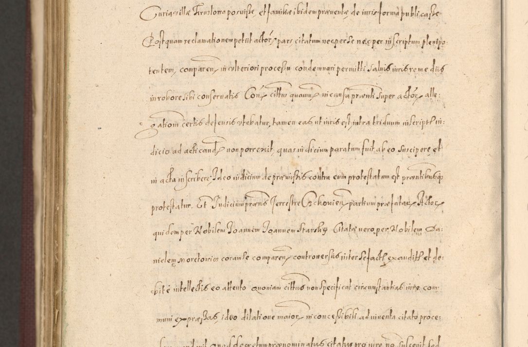 Zdjęcie nr 1544 dla obiektu archiwalnego: Acta actorum causarum obligationum institutionum, decretorum, constitutionum, quietonum, resignonum, cessionum, accaeterarum, obseruonum tam iudicialium quam extraiudicialium coram Admondo Reverendo Domino Joanne Zerzynski Canonico, Vicario in Spiritualibus et Officiali generali Cracoviensis Iudice deputati per Illustrissimum ac Reverendissimum Dominum Martinum Szyszkowski Dei et Apostolice Sedis gratia Episcopum Cracoviensis ad Annum Domini Millesimum Sexcentesimum Decimum Septimum Indicatione quindecima Pontificus SS. D. N. D. Pauli Divina providentia Papae V. foeliciter moderni anno ipsus duodecimo continuantur