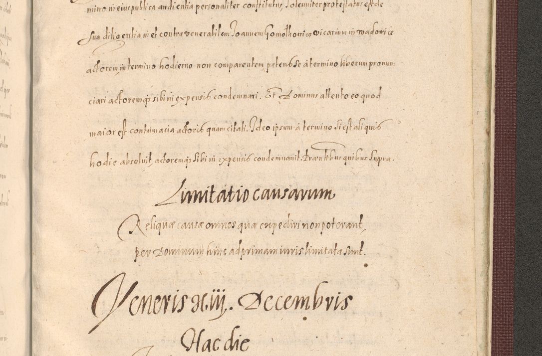 Zdjęcie nr 1535 dla obiektu archiwalnego: Acta actorum causarum obligationum institutionum, decretorum, constitutionum, quietonum, resignonum, cessionum, accaeterarum, obseruonum tam iudicialium quam extraiudicialium coram Admondo Reverendo Domino Joanne Zerzynski Canonico, Vicario in Spiritualibus et Officiali generali Cracoviensis Iudice deputati per Illustrissimum ac Reverendissimum Dominum Martinum Szyszkowski Dei et Apostolice Sedis gratia Episcopum Cracoviensis ad Annum Domini Millesimum Sexcentesimum Decimum Septimum Indicatione quindecima Pontificus SS. D. N. D. Pauli Divina providentia Papae V. foeliciter moderni anno ipsus duodecimo continuantur