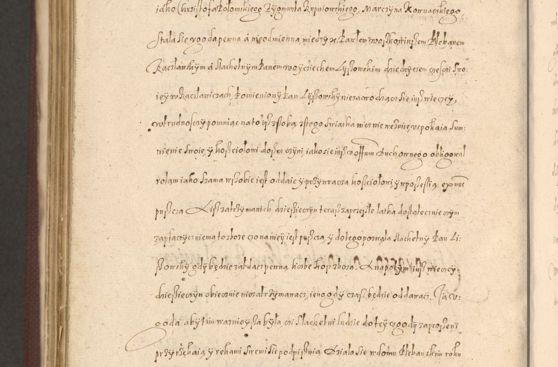 Zdjęcie nr 1526 dla obiektu archiwalnego: Acta actorum causarum obligationum institutionum, decretorum, constitutionum, quietonum, resignonum, cessionum, accaeterarum, obseruonum tam iudicialium quam extraiudicialium coram Admondo Reverendo Domino Joanne Zerzynski Canonico, Vicario in Spiritualibus et Officiali generali Cracoviensis Iudice deputati per Illustrissimum ac Reverendissimum Dominum Martinum Szyszkowski Dei et Apostolice Sedis gratia Episcopum Cracoviensis ad Annum Domini Millesimum Sexcentesimum Decimum Septimum Indicatione quindecima Pontificus SS. D. N. D. Pauli Divina providentia Papae V. foeliciter moderni anno ipsus duodecimo continuantur