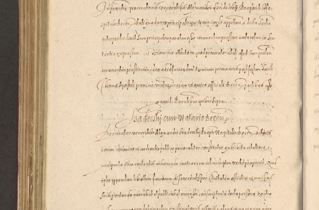 Zdjęcie nr 1510 dla obiektu archiwalnego: Acta actorum causarum obligationum institutionum, decretorum, constitutionum, quietonum, resignonum, cessionum, accaeterarum, obseruonum tam iudicialium quam extraiudicialium coram Admondo Reverendo Domino Joanne Zerzynski Canonico, Vicario in Spiritualibus et Officiali generali Cracoviensis Iudice deputati per Illustrissimum ac Reverendissimum Dominum Martinum Szyszkowski Dei et Apostolice Sedis gratia Episcopum Cracoviensis ad Annum Domini Millesimum Sexcentesimum Decimum Septimum Indicatione quindecima Pontificus SS. D. N. D. Pauli Divina providentia Papae V. foeliciter moderni anno ipsus duodecimo continuantur