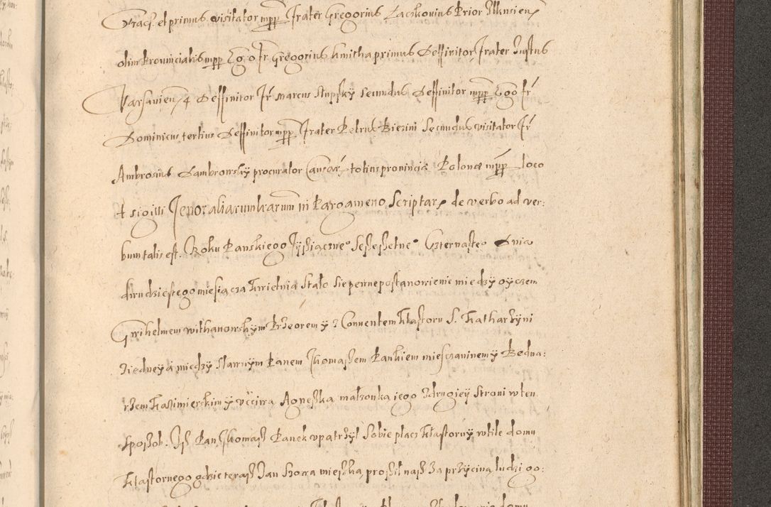 Zdjęcie nr 1473 dla obiektu archiwalnego: Acta actorum causarum obligationum institutionum, decretorum, constitutionum, quietonum, resignonum, cessionum, accaeterarum, obseruonum tam iudicialium quam extraiudicialium coram Admondo Reverendo Domino Joanne Zerzynski Canonico, Vicario in Spiritualibus et Officiali generali Cracoviensis Iudice deputati per Illustrissimum ac Reverendissimum Dominum Martinum Szyszkowski Dei et Apostolice Sedis gratia Episcopum Cracoviensis ad Annum Domini Millesimum Sexcentesimum Decimum Septimum Indicatione quindecima Pontificus SS. D. N. D. Pauli Divina providentia Papae V. foeliciter moderni anno ipsus duodecimo continuantur