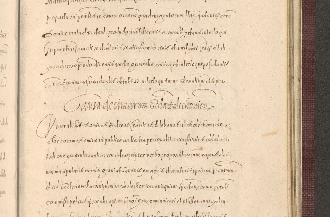 Zdjęcie nr 1465 dla obiektu archiwalnego: Acta actorum causarum obligationum institutionum, decretorum, constitutionum, quietonum, resignonum, cessionum, accaeterarum, obseruonum tam iudicialium quam extraiudicialium coram Admondo Reverendo Domino Joanne Zerzynski Canonico, Vicario in Spiritualibus et Officiali generali Cracoviensis Iudice deputati per Illustrissimum ac Reverendissimum Dominum Martinum Szyszkowski Dei et Apostolice Sedis gratia Episcopum Cracoviensis ad Annum Domini Millesimum Sexcentesimum Decimum Septimum Indicatione quindecima Pontificus SS. D. N. D. Pauli Divina providentia Papae V. foeliciter moderni anno ipsus duodecimo continuantur