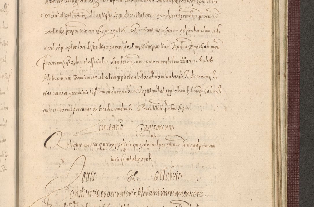 Zdjęcie nr 1449 dla obiektu archiwalnego: Acta actorum causarum obligationum institutionum, decretorum, constitutionum, quietonum, resignonum, cessionum, accaeterarum, obseruonum tam iudicialium quam extraiudicialium coram Admondo Reverendo Domino Joanne Zerzynski Canonico, Vicario in Spiritualibus et Officiali generali Cracoviensis Iudice deputati per Illustrissimum ac Reverendissimum Dominum Martinum Szyszkowski Dei et Apostolice Sedis gratia Episcopum Cracoviensis ad Annum Domini Millesimum Sexcentesimum Decimum Septimum Indicatione quindecima Pontificus SS. D. N. D. Pauli Divina providentia Papae V. foeliciter moderni anno ipsus duodecimo continuantur