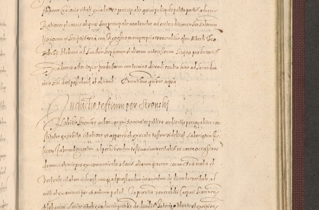 Zdjęcie nr 1447 dla obiektu archiwalnego: Acta actorum causarum obligationum institutionum, decretorum, constitutionum, quietonum, resignonum, cessionum, accaeterarum, obseruonum tam iudicialium quam extraiudicialium coram Admondo Reverendo Domino Joanne Zerzynski Canonico, Vicario in Spiritualibus et Officiali generali Cracoviensis Iudice deputati per Illustrissimum ac Reverendissimum Dominum Martinum Szyszkowski Dei et Apostolice Sedis gratia Episcopum Cracoviensis ad Annum Domini Millesimum Sexcentesimum Decimum Septimum Indicatione quindecima Pontificus SS. D. N. D. Pauli Divina providentia Papae V. foeliciter moderni anno ipsus duodecimo continuantur