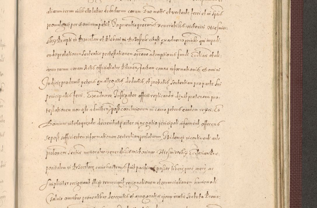 Zdjęcie nr 1439 dla obiektu archiwalnego: Acta actorum causarum obligationum institutionum, decretorum, constitutionum, quietonum, resignonum, cessionum, accaeterarum, obseruonum tam iudicialium quam extraiudicialium coram Admondo Reverendo Domino Joanne Zerzynski Canonico, Vicario in Spiritualibus et Officiali generali Cracoviensis Iudice deputati per Illustrissimum ac Reverendissimum Dominum Martinum Szyszkowski Dei et Apostolice Sedis gratia Episcopum Cracoviensis ad Annum Domini Millesimum Sexcentesimum Decimum Septimum Indicatione quindecima Pontificus SS. D. N. D. Pauli Divina providentia Papae V. foeliciter moderni anno ipsus duodecimo continuantur