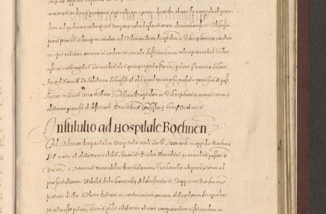 Zdjęcie nr 1383 dla obiektu archiwalnego: Acta actorum causarum obligationum institutionum, decretorum, constitutionum, quietonum, resignonum, cessionum, accaeterarum, obseruonum tam iudicialium quam extraiudicialium coram Admondo Reverendo Domino Joanne Zerzynski Canonico, Vicario in Spiritualibus et Officiali generali Cracoviensis Iudice deputati per Illustrissimum ac Reverendissimum Dominum Martinum Szyszkowski Dei et Apostolice Sedis gratia Episcopum Cracoviensis ad Annum Domini Millesimum Sexcentesimum Decimum Septimum Indicatione quindecima Pontificus SS. D. N. D. Pauli Divina providentia Papae V. foeliciter moderni anno ipsus duodecimo continuantur