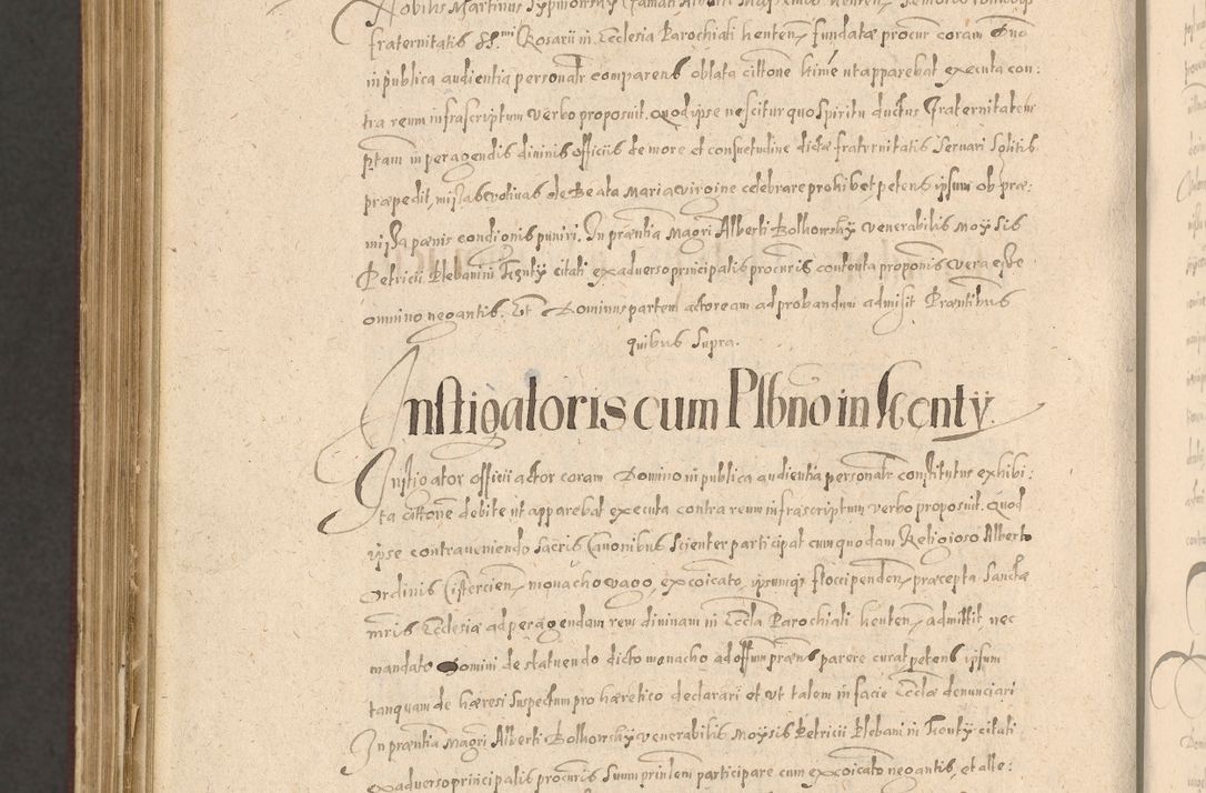 Zdjęcie nr 1358 dla obiektu archiwalnego: Acta actorum causarum obligationum institutionum, decretorum, constitutionum, quietonum, resignonum, cessionum, accaeterarum, obseruonum tam iudicialium quam extraiudicialium coram Admondo Reverendo Domino Joanne Zerzynski Canonico, Vicario in Spiritualibus et Officiali generali Cracoviensis Iudice deputati per Illustrissimum ac Reverendissimum Dominum Martinum Szyszkowski Dei et Apostolice Sedis gratia Episcopum Cracoviensis ad Annum Domini Millesimum Sexcentesimum Decimum Septimum Indicatione quindecima Pontificus SS. D. N. D. Pauli Divina providentia Papae V. foeliciter moderni anno ipsus duodecimo continuantur