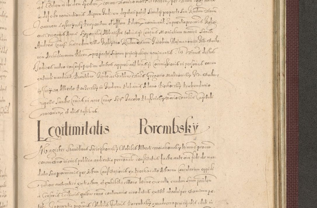 Zdjęcie nr 1353 dla obiektu archiwalnego: Acta actorum causarum obligationum institutionum, decretorum, constitutionum, quietonum, resignonum, cessionum, accaeterarum, obseruonum tam iudicialium quam extraiudicialium coram Admondo Reverendo Domino Joanne Zerzynski Canonico, Vicario in Spiritualibus et Officiali generali Cracoviensis Iudice deputati per Illustrissimum ac Reverendissimum Dominum Martinum Szyszkowski Dei et Apostolice Sedis gratia Episcopum Cracoviensis ad Annum Domini Millesimum Sexcentesimum Decimum Septimum Indicatione quindecima Pontificus SS. D. N. D. Pauli Divina providentia Papae V. foeliciter moderni anno ipsus duodecimo continuantur