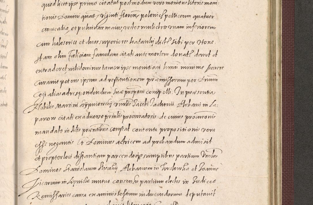 Zdjęcie nr 1349 dla obiektu archiwalnego: Acta actorum causarum obligationum institutionum, decretorum, constitutionum, quietonum, resignonum, cessionum, accaeterarum, obseruonum tam iudicialium quam extraiudicialium coram Admondo Reverendo Domino Joanne Zerzynski Canonico, Vicario in Spiritualibus et Officiali generali Cracoviensis Iudice deputati per Illustrissimum ac Reverendissimum Dominum Martinum Szyszkowski Dei et Apostolice Sedis gratia Episcopum Cracoviensis ad Annum Domini Millesimum Sexcentesimum Decimum Septimum Indicatione quindecima Pontificus SS. D. N. D. Pauli Divina providentia Papae V. foeliciter moderni anno ipsus duodecimo continuantur