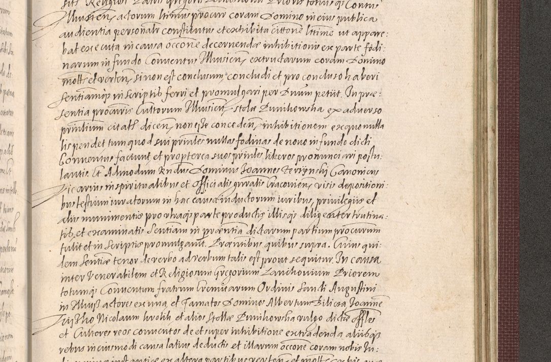 Zdjęcie nr 1341 dla obiektu archiwalnego: Acta actorum causarum obligationum institutionum, decretorum, constitutionum, quietonum, resignonum, cessionum, accaeterarum, obseruonum tam iudicialium quam extraiudicialium coram Admondo Reverendo Domino Joanne Zerzynski Canonico, Vicario in Spiritualibus et Officiali generali Cracoviensis Iudice deputati per Illustrissimum ac Reverendissimum Dominum Martinum Szyszkowski Dei et Apostolice Sedis gratia Episcopum Cracoviensis ad Annum Domini Millesimum Sexcentesimum Decimum Septimum Indicatione quindecima Pontificus SS. D. N. D. Pauli Divina providentia Papae V. foeliciter moderni anno ipsus duodecimo continuantur