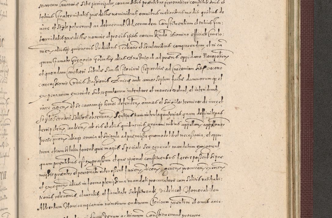 Zdjęcie nr 1329 dla obiektu archiwalnego: Acta actorum causarum obligationum institutionum, decretorum, constitutionum, quietonum, resignonum, cessionum, accaeterarum, obseruonum tam iudicialium quam extraiudicialium coram Admondo Reverendo Domino Joanne Zerzynski Canonico, Vicario in Spiritualibus et Officiali generali Cracoviensis Iudice deputati per Illustrissimum ac Reverendissimum Dominum Martinum Szyszkowski Dei et Apostolice Sedis gratia Episcopum Cracoviensis ad Annum Domini Millesimum Sexcentesimum Decimum Septimum Indicatione quindecima Pontificus SS. D. N. D. Pauli Divina providentia Papae V. foeliciter moderni anno ipsus duodecimo continuantur