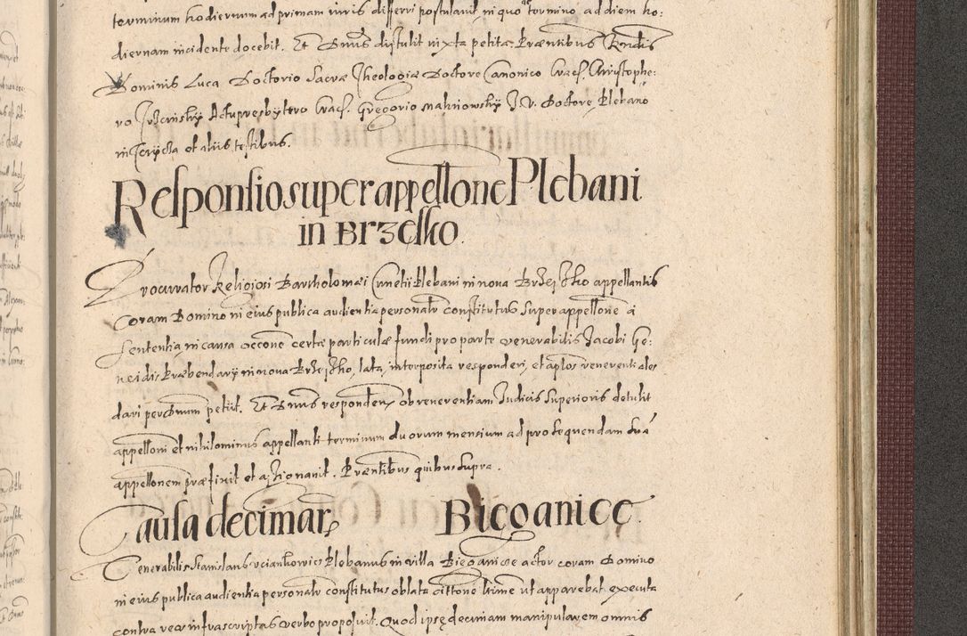 Zdjęcie nr 1327 dla obiektu archiwalnego: Acta actorum causarum obligationum institutionum, decretorum, constitutionum, quietonum, resignonum, cessionum, accaeterarum, obseruonum tam iudicialium quam extraiudicialium coram Admondo Reverendo Domino Joanne Zerzynski Canonico, Vicario in Spiritualibus et Officiali generali Cracoviensis Iudice deputati per Illustrissimum ac Reverendissimum Dominum Martinum Szyszkowski Dei et Apostolice Sedis gratia Episcopum Cracoviensis ad Annum Domini Millesimum Sexcentesimum Decimum Septimum Indicatione quindecima Pontificus SS. D. N. D. Pauli Divina providentia Papae V. foeliciter moderni anno ipsus duodecimo continuantur