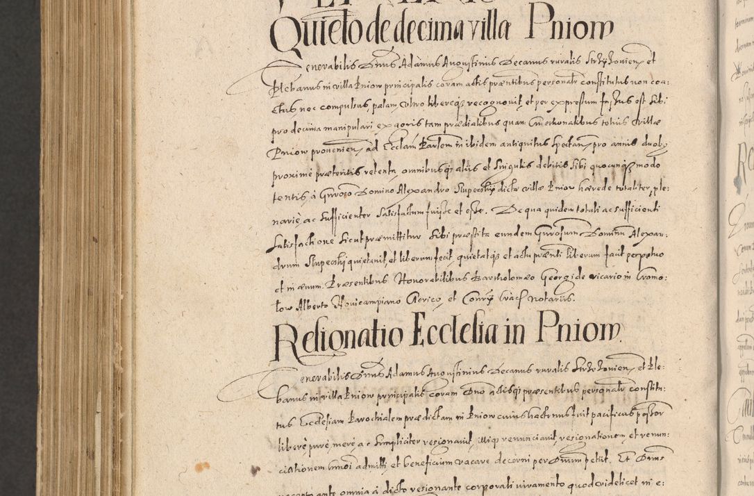 Zdjęcie nr 1326 dla obiektu archiwalnego: Acta actorum causarum obligationum institutionum, decretorum, constitutionum, quietonum, resignonum, cessionum, accaeterarum, obseruonum tam iudicialium quam extraiudicialium coram Admondo Reverendo Domino Joanne Zerzynski Canonico, Vicario in Spiritualibus et Officiali generali Cracoviensis Iudice deputati per Illustrissimum ac Reverendissimum Dominum Martinum Szyszkowski Dei et Apostolice Sedis gratia Episcopum Cracoviensis ad Annum Domini Millesimum Sexcentesimum Decimum Septimum Indicatione quindecima Pontificus SS. D. N. D. Pauli Divina providentia Papae V. foeliciter moderni anno ipsus duodecimo continuantur
