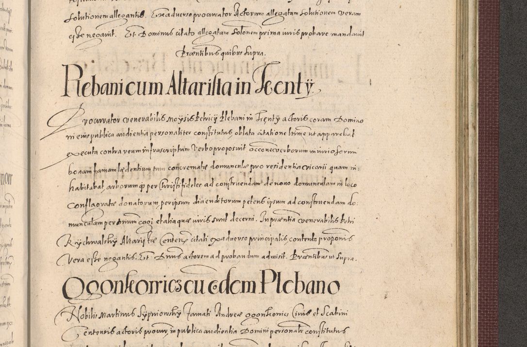 Zdjęcie nr 1319 dla obiektu archiwalnego: Acta actorum causarum obligationum institutionum, decretorum, constitutionum, quietonum, resignonum, cessionum, accaeterarum, obseruonum tam iudicialium quam extraiudicialium coram Admondo Reverendo Domino Joanne Zerzynski Canonico, Vicario in Spiritualibus et Officiali generali Cracoviensis Iudice deputati per Illustrissimum ac Reverendissimum Dominum Martinum Szyszkowski Dei et Apostolice Sedis gratia Episcopum Cracoviensis ad Annum Domini Millesimum Sexcentesimum Decimum Septimum Indicatione quindecima Pontificus SS. D. N. D. Pauli Divina providentia Papae V. foeliciter moderni anno ipsus duodecimo continuantur