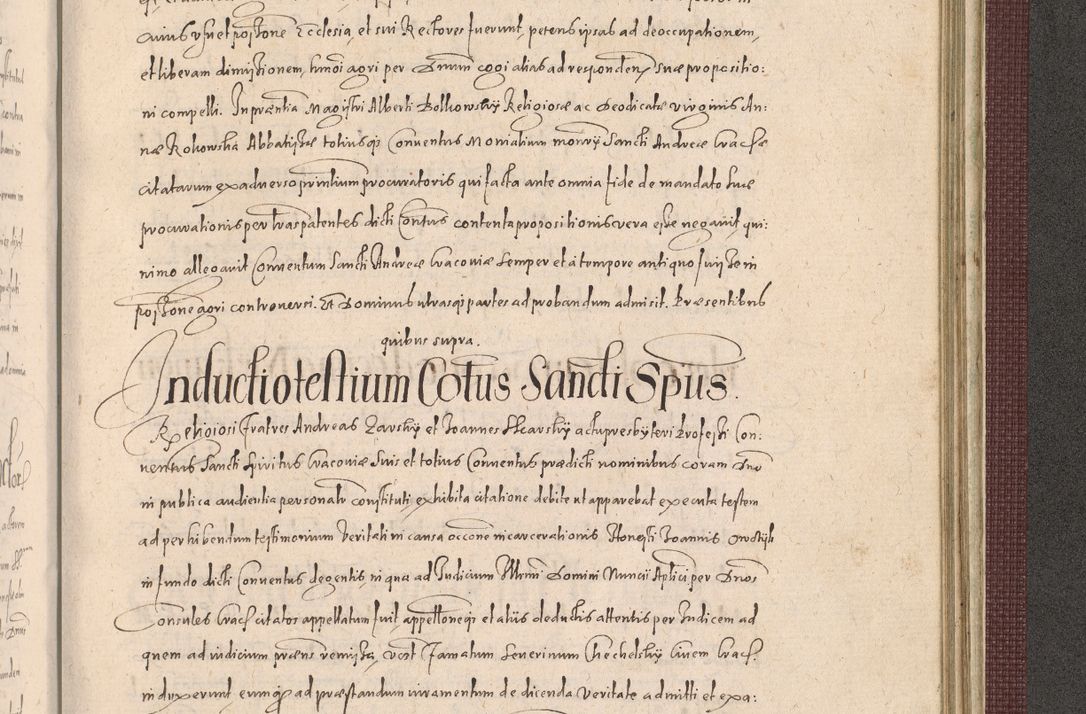 Zdjęcie nr 1317 dla obiektu archiwalnego: Acta actorum causarum obligationum institutionum, decretorum, constitutionum, quietonum, resignonum, cessionum, accaeterarum, obseruonum tam iudicialium quam extraiudicialium coram Admondo Reverendo Domino Joanne Zerzynski Canonico, Vicario in Spiritualibus et Officiali generali Cracoviensis Iudice deputati per Illustrissimum ac Reverendissimum Dominum Martinum Szyszkowski Dei et Apostolice Sedis gratia Episcopum Cracoviensis ad Annum Domini Millesimum Sexcentesimum Decimum Septimum Indicatione quindecima Pontificus SS. D. N. D. Pauli Divina providentia Papae V. foeliciter moderni anno ipsus duodecimo continuantur