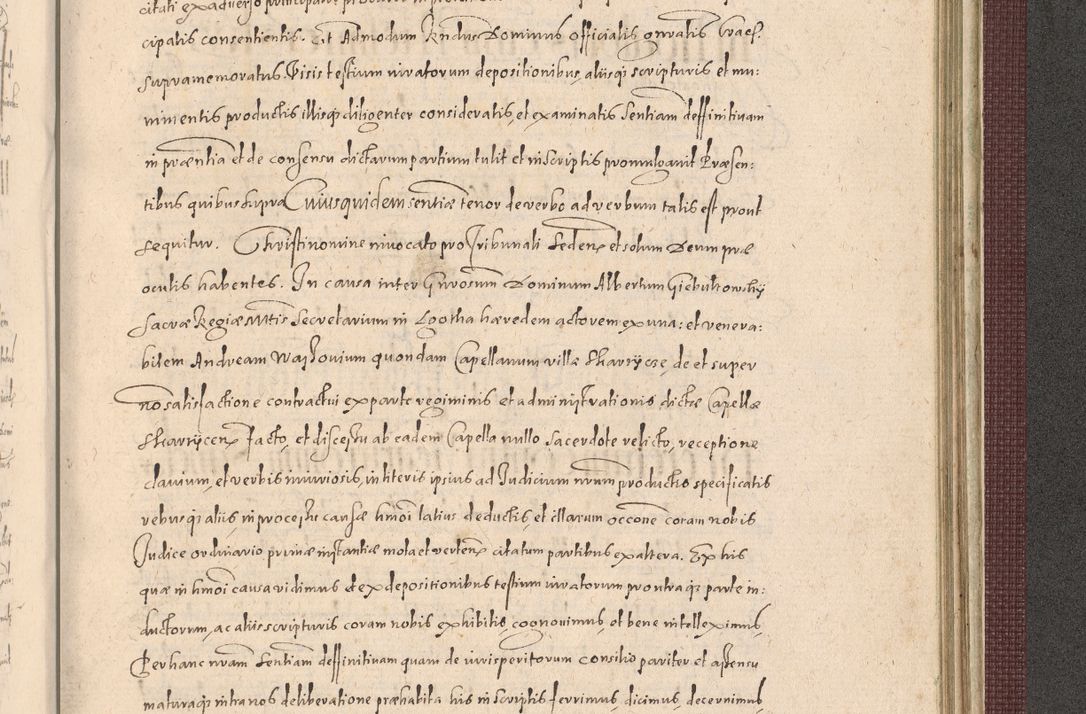 Zdjęcie nr 1315 dla obiektu archiwalnego: Acta actorum causarum obligationum institutionum, decretorum, constitutionum, quietonum, resignonum, cessionum, accaeterarum, obseruonum tam iudicialium quam extraiudicialium coram Admondo Reverendo Domino Joanne Zerzynski Canonico, Vicario in Spiritualibus et Officiali generali Cracoviensis Iudice deputati per Illustrissimum ac Reverendissimum Dominum Martinum Szyszkowski Dei et Apostolice Sedis gratia Episcopum Cracoviensis ad Annum Domini Millesimum Sexcentesimum Decimum Septimum Indicatione quindecima Pontificus SS. D. N. D. Pauli Divina providentia Papae V. foeliciter moderni anno ipsus duodecimo continuantur