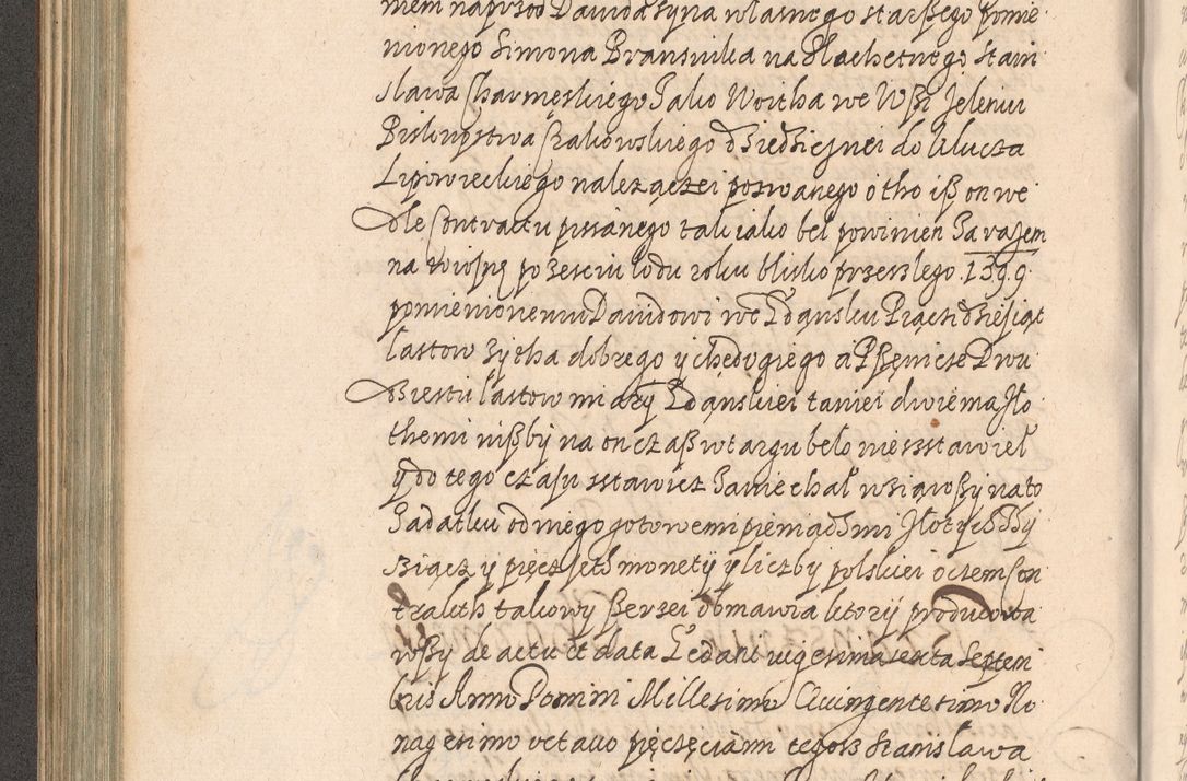 Zdjęcie nr 289 dla obiektu archiwalnego: Acta foris saecularis coram R. D. Bernardo Maciejowski, episcopo Cracoviensi, duce Severiensis ex annis 1600 - 1606.