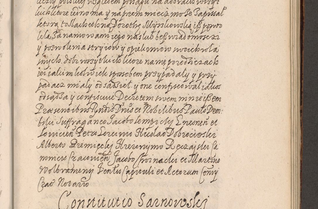 Zdjęcie nr 270 dla obiektu archiwalnego: Acta foris saecularis coram R. D. Bernardo Maciejowski, episcopo Cracoviensi, duce Severiensis ex annis 1600 - 1606.