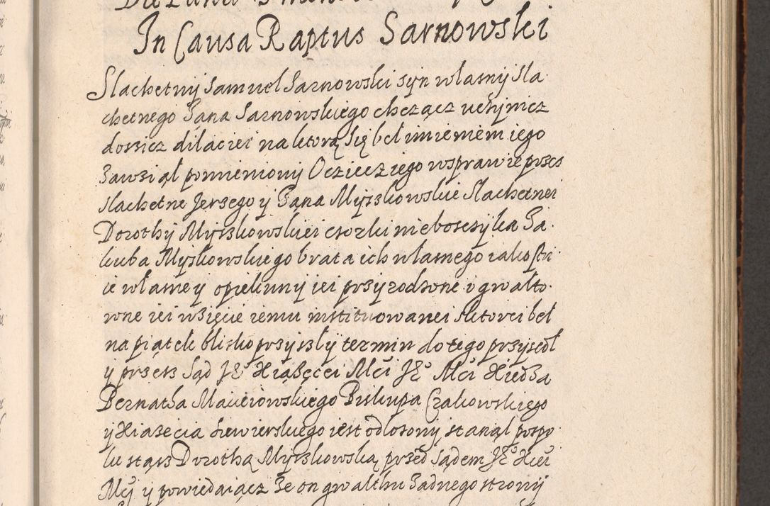 Zdjęcie nr 252 dla obiektu archiwalnego: Acta foris saecularis coram R. D. Bernardo Maciejowski, episcopo Cracoviensi, duce Severiensis ex annis 1600 - 1606.