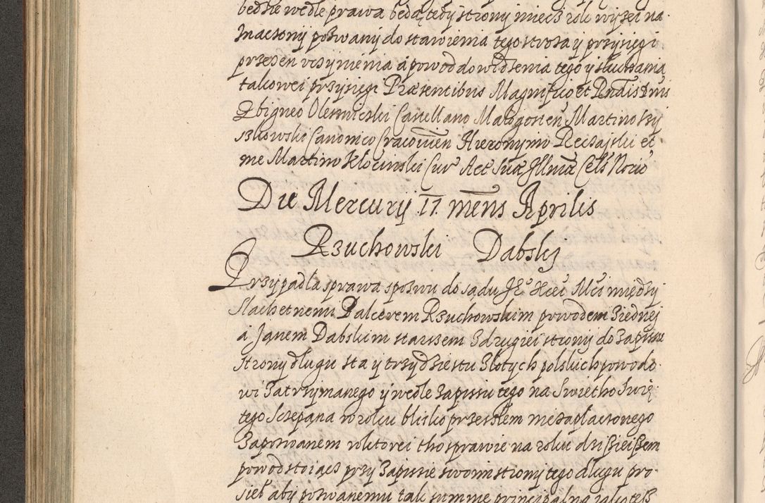 Zdjęcie nr 217 dla obiektu archiwalnego: Acta foris saecularis coram R. D. Bernardo Maciejowski, episcopo Cracoviensi, duce Severiensis ex annis 1600 - 1606.