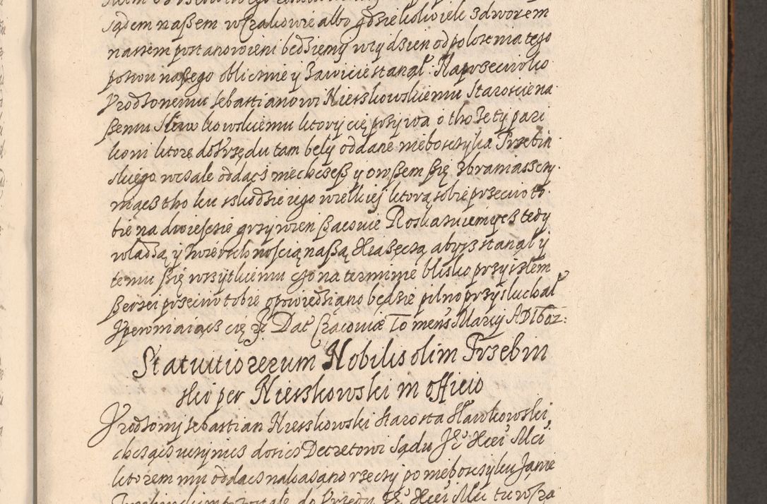 Zdjęcie nr 210 dla obiektu archiwalnego: Acta foris saecularis coram R. D. Bernardo Maciejowski, episcopo Cracoviensi, duce Severiensis ex annis 1600 - 1606.