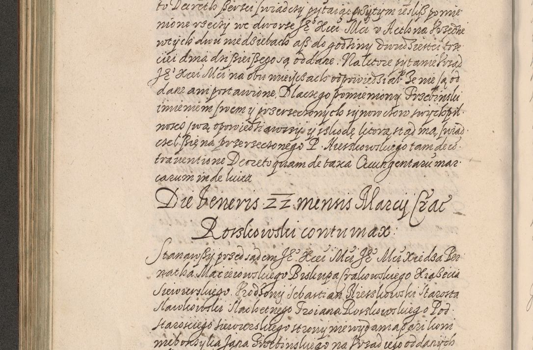 Zdjęcie nr 209 dla obiektu archiwalnego: Acta foris saecularis coram R. D. Bernardo Maciejowski, episcopo Cracoviensi, duce Severiensis ex annis 1600 - 1606.