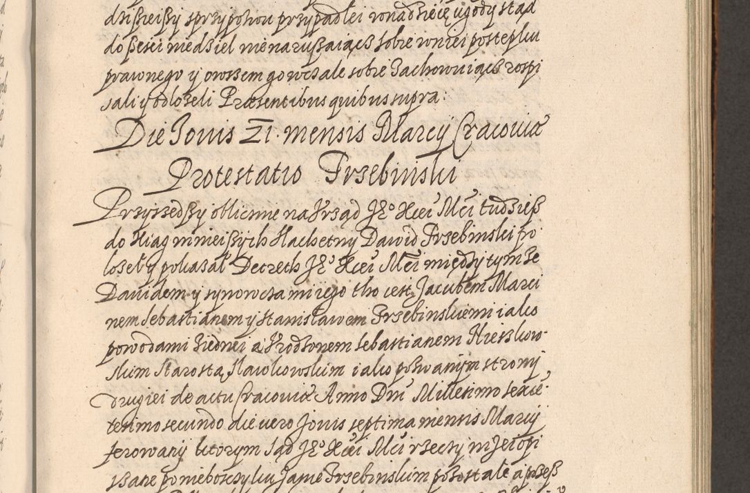 Zdjęcie nr 208 dla obiektu archiwalnego: Acta foris saecularis coram R. D. Bernardo Maciejowski, episcopo Cracoviensi, duce Severiensis ex annis 1600 - 1606.