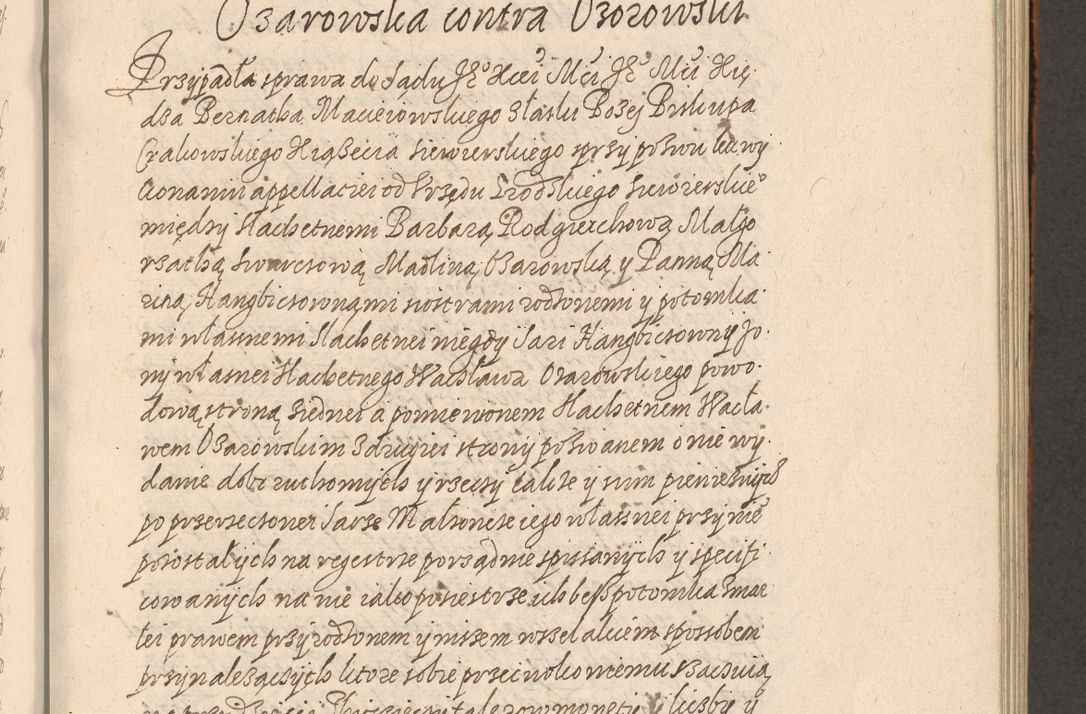 Zdjęcie nr 202 dla obiektu archiwalnego: Acta foris saecularis coram R. D. Bernardo Maciejowski, episcopo Cracoviensi, duce Severiensis ex annis 1600 - 1606.
