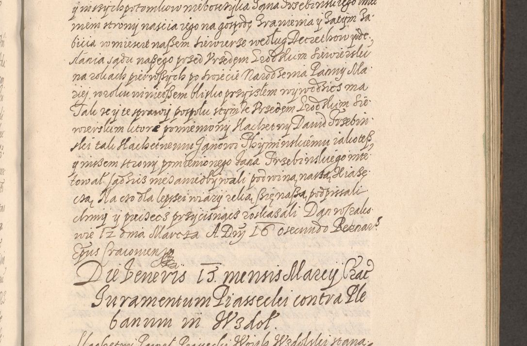 Zdjęcie nr 196 dla obiektu archiwalnego: Acta foris saecularis coram R. D. Bernardo Maciejowski, episcopo Cracoviensi, duce Severiensis ex annis 1600 - 1606.