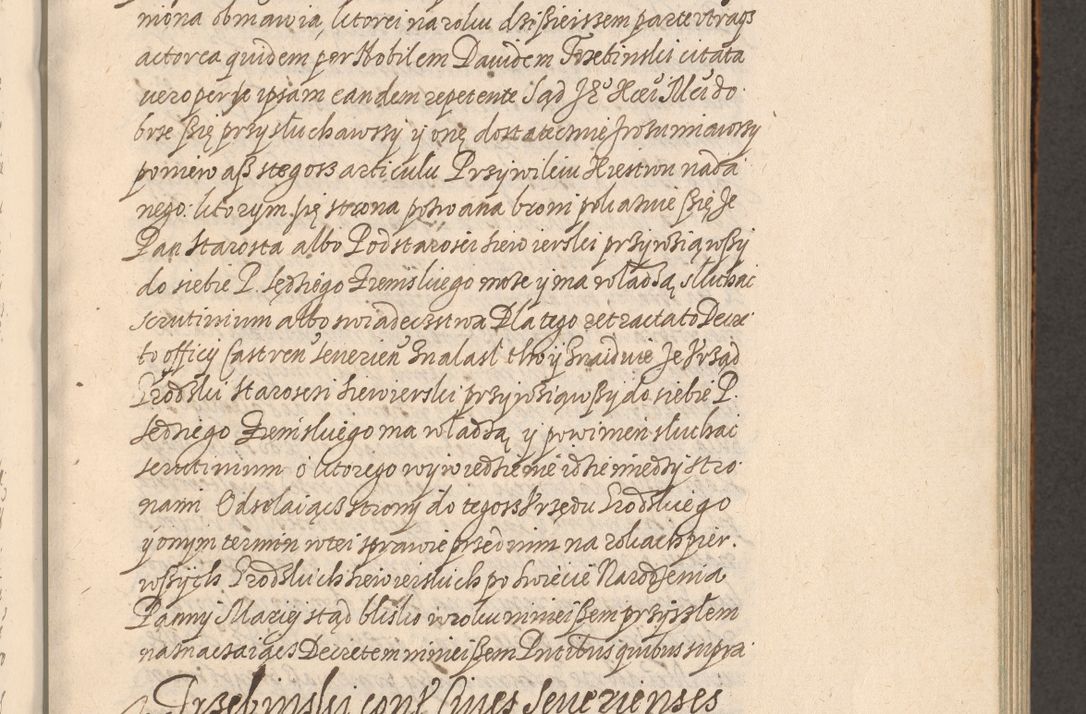 Zdjęcie nr 190 dla obiektu archiwalnego: Acta foris saecularis coram R. D. Bernardo Maciejowski, episcopo Cracoviensi, duce Severiensis ex annis 1600 - 1606.