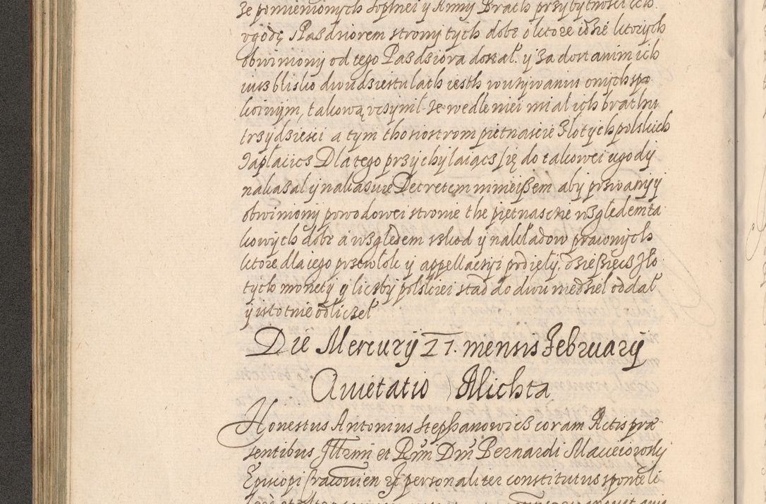 Zdjęcie nr 175 dla obiektu archiwalnego: Acta foris saecularis coram R. D. Bernardo Maciejowski, episcopo Cracoviensi, duce Severiensis ex annis 1600 - 1606.