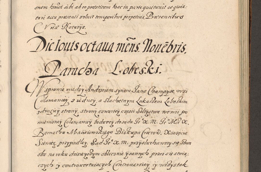 Zdjęcie nr 138 dla obiektu archiwalnego: Acta foris saecularis coram R. D. Bernardo Maciejowski, episcopo Cracoviensi, duce Severiensis ex annis 1600 - 1606.