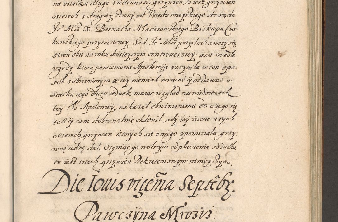 Zdjęcie nr 128 dla obiektu archiwalnego: Acta foris saecularis coram R. D. Bernardo Maciejowski, episcopo Cracoviensi, duce Severiensis ex annis 1600 - 1606.