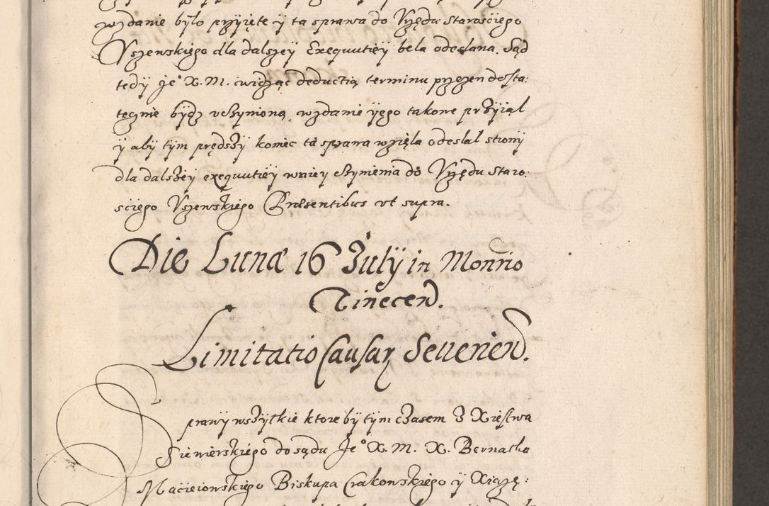 Zdjęcie nr 116 dla obiektu archiwalnego: Acta foris saecularis coram R. D. Bernardo Maciejowski, episcopo Cracoviensi, duce Severiensis ex annis 1600 - 1606.