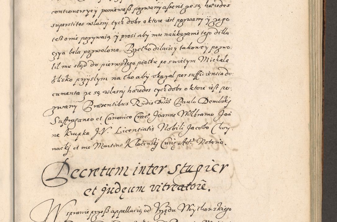 Zdjęcie nr 114 dla obiektu archiwalnego: Acta foris saecularis coram R. D. Bernardo Maciejowski, episcopo Cracoviensi, duce Severiensis ex annis 1600 - 1606.