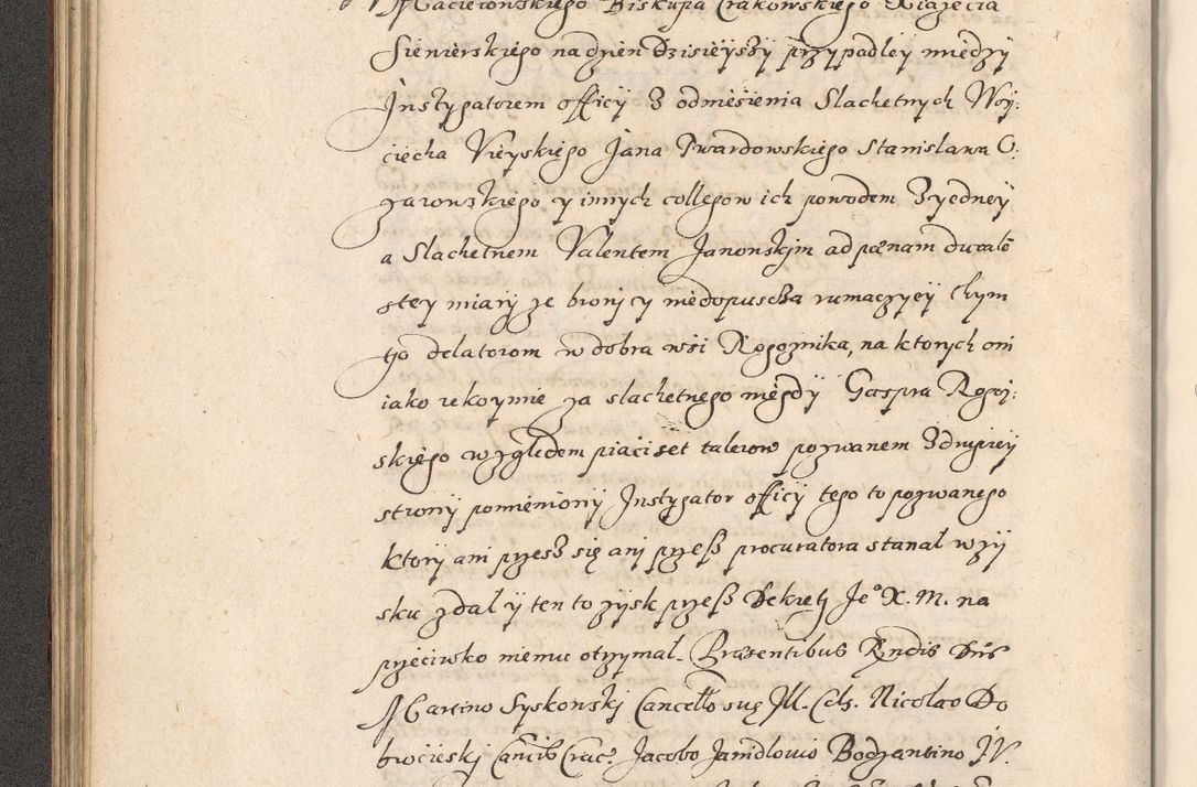 Zdjęcie nr 107 dla obiektu archiwalnego: Acta foris saecularis coram R. D. Bernardo Maciejowski, episcopo Cracoviensi, duce Severiensis ex annis 1600 - 1606.