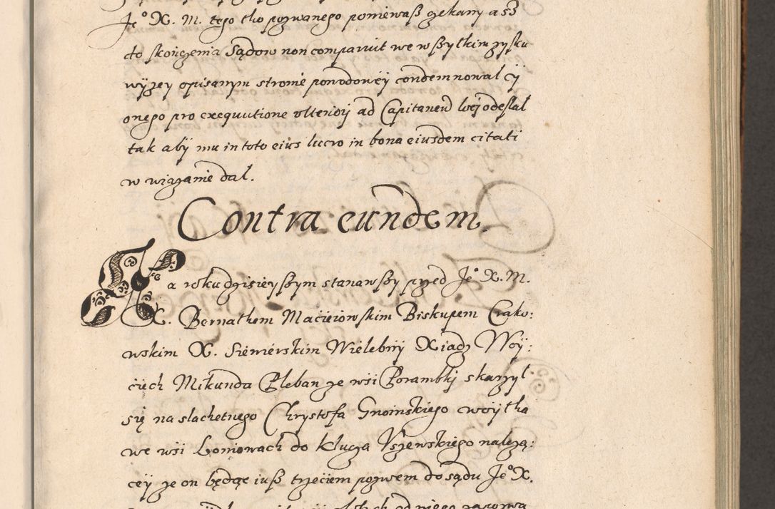 Zdjęcie nr 94 dla obiektu archiwalnego: Acta foris saecularis coram R. D. Bernardo Maciejowski, episcopo Cracoviensi, duce Severiensis ex annis 1600 - 1606.