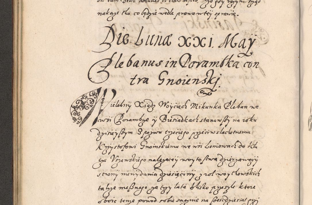 Zdjęcie nr 93 dla obiektu archiwalnego: Acta foris saecularis coram R. D. Bernardo Maciejowski, episcopo Cracoviensi, duce Severiensis ex annis 1600 - 1606.