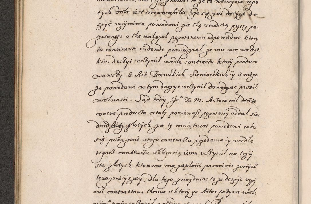 Zdjęcie nr 85 dla obiektu archiwalnego: Acta foris saecularis coram R. D. Bernardo Maciejowski, episcopo Cracoviensi, duce Severiensis ex annis 1600 - 1606.