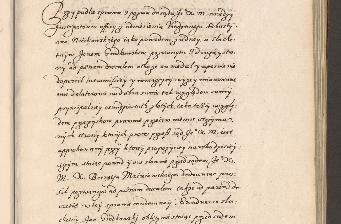Zdjęcie nr 82 dla obiektu archiwalnego: Acta foris saecularis coram R. D. Bernardo Maciejowski, episcopo Cracoviensi, duce Severiensis ex annis 1600 - 1606.