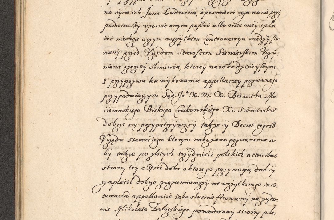 Zdjęcie nr 79 dla obiektu archiwalnego: Acta foris saecularis coram R. D. Bernardo Maciejowski, episcopo Cracoviensi, duce Severiensis ex annis 1600 - 1606.