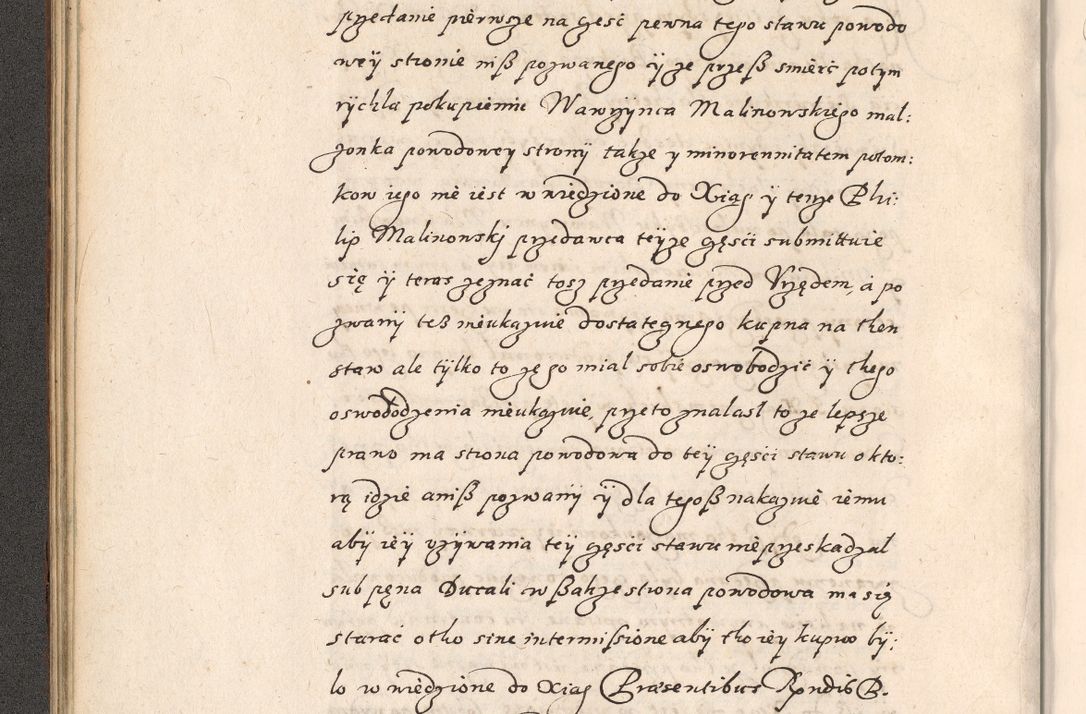 Zdjęcie nr 77 dla obiektu archiwalnego: Acta foris saecularis coram R. D. Bernardo Maciejowski, episcopo Cracoviensi, duce Severiensis ex annis 1600 - 1606.