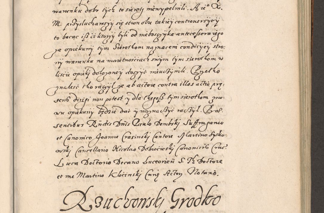 Zdjęcie nr 74 dla obiektu archiwalnego: Acta foris saecularis coram R. D. Bernardo Maciejowski, episcopo Cracoviensi, duce Severiensis ex annis 1600 - 1606.