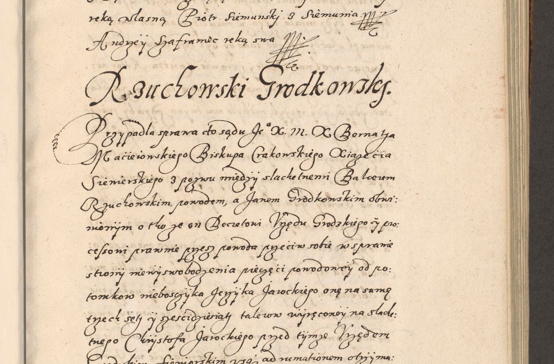 Zdjęcie nr 70 dla obiektu archiwalnego: Acta foris saecularis coram R. D. Bernardo Maciejowski, episcopo Cracoviensi, duce Severiensis ex annis 1600 - 1606.